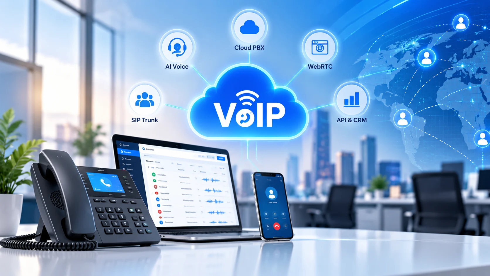Công nghệ VoIP hiện nay: Xu hướng tổng đài thông minh trong thời đại AI